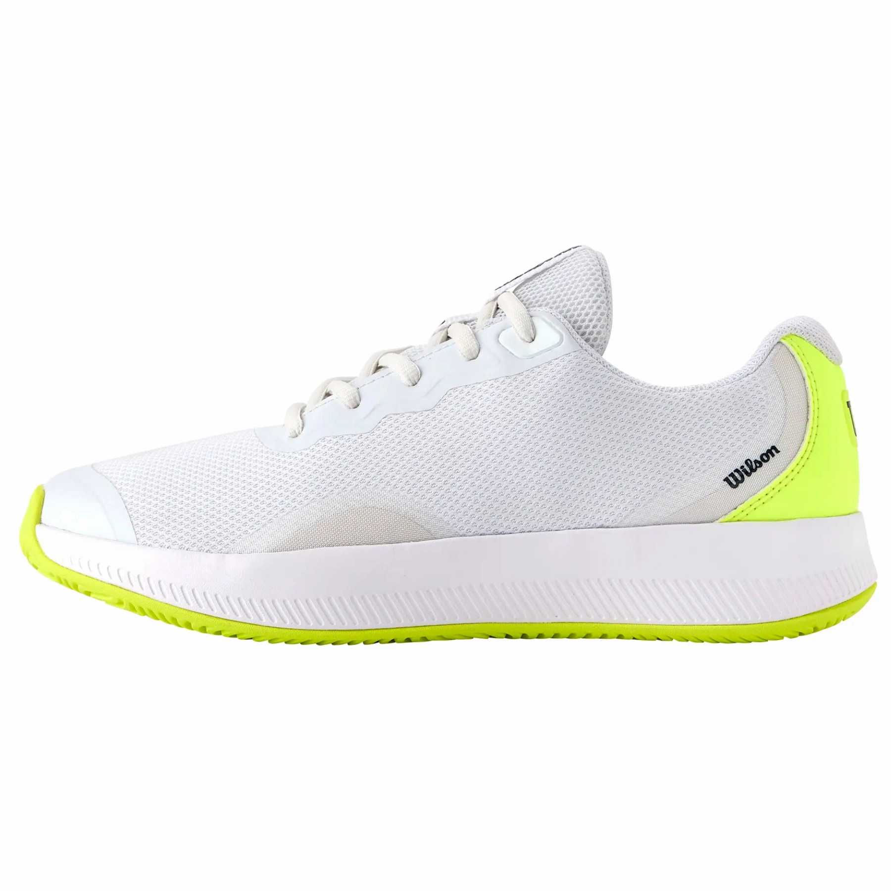 Flexible Footwork Range Design Quality Wilson Intrigue Lite Oz Women Tennis Shoes - White / Safety Green