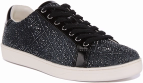 Guess Rosalia In Black Rhinestone For Women No irritation