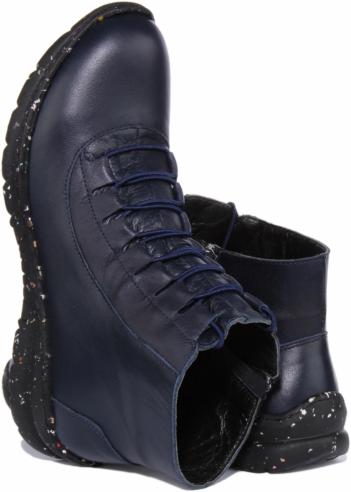 Flexible Sole Justinreess England Natasha In Navy For Women