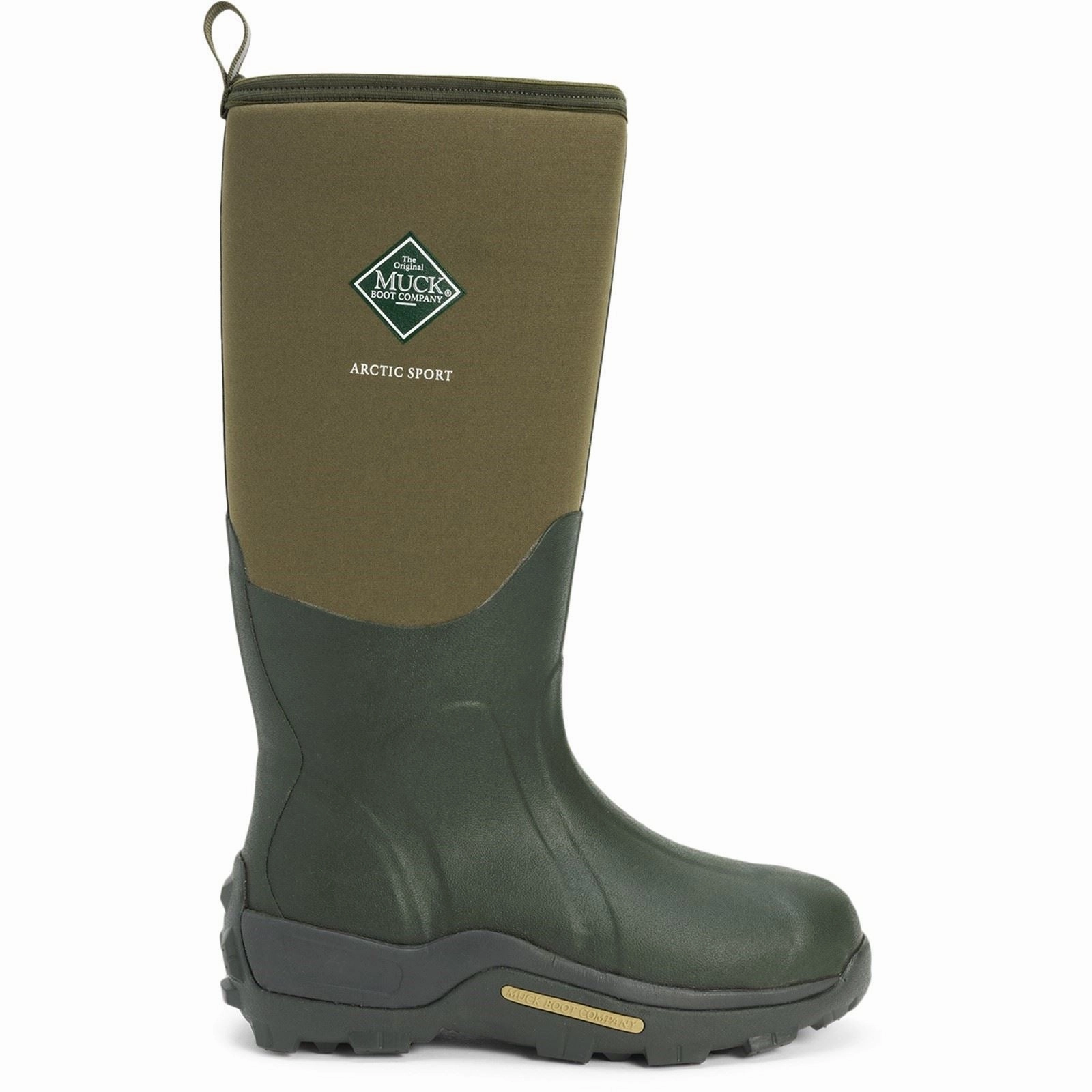 Flexible Step Muck Boots Arctic Sport Rubber Moss Wellington Boots