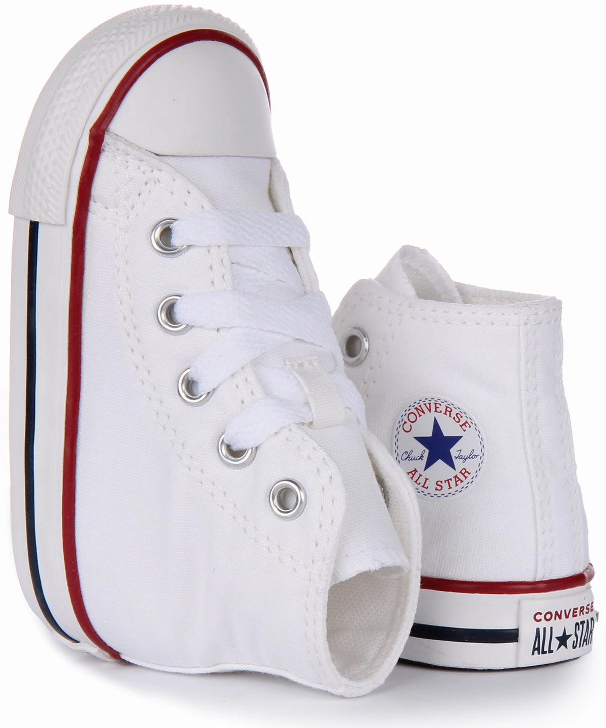 Flexible Step-On Move Layer Converse All Star High 7J253C In White For Infants