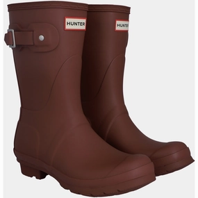 Quick Walk Boots Daily Wear Boots WFS1000RMA-MTR Original Short Wellington Boots Female Dark Red