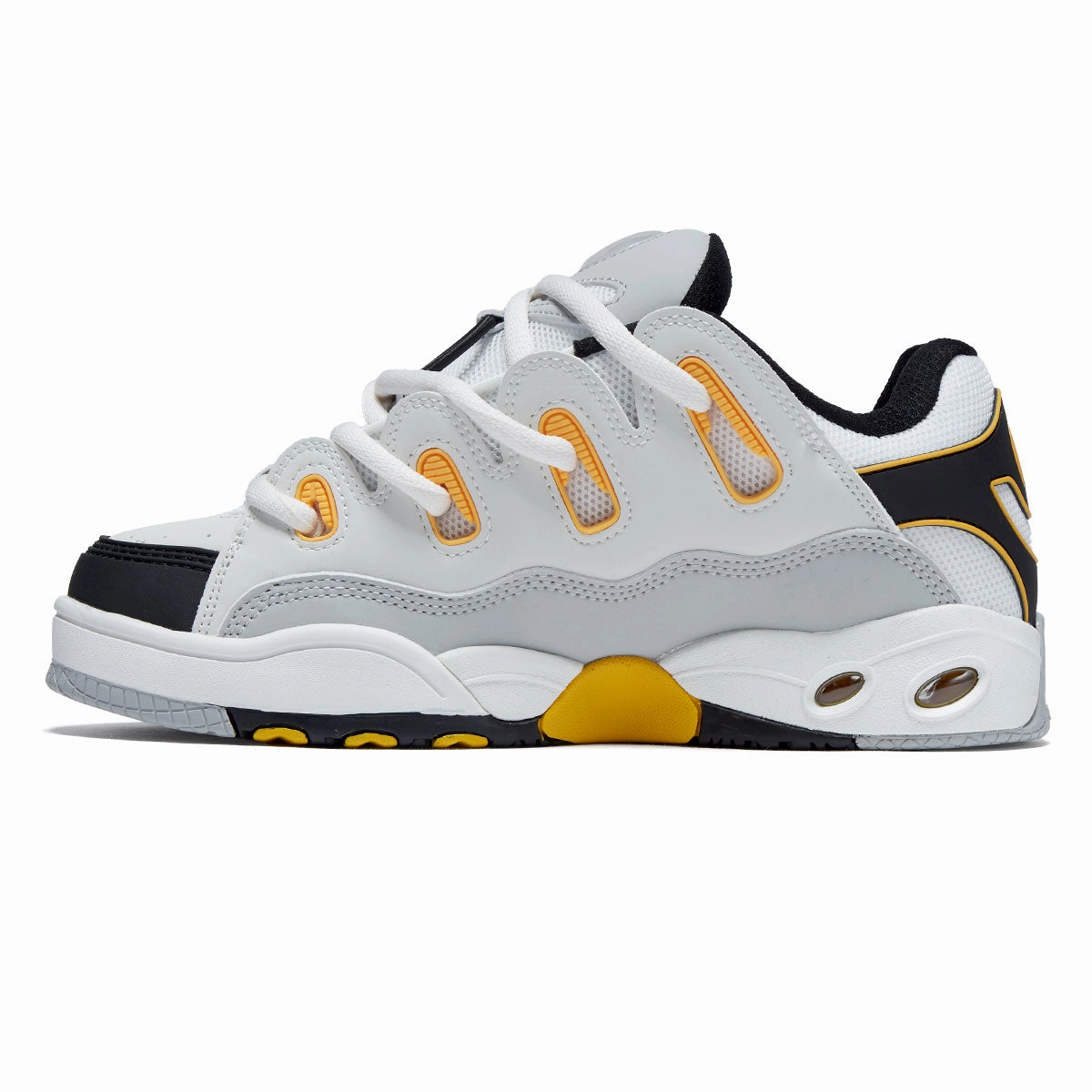 Flexible Support Osiris D3 OG Shoes - White/Grey/Yellow