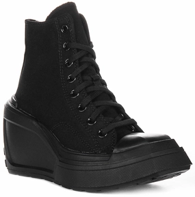 Converse Chuck 70 De Luxe A08094C In All Black Date Outfit