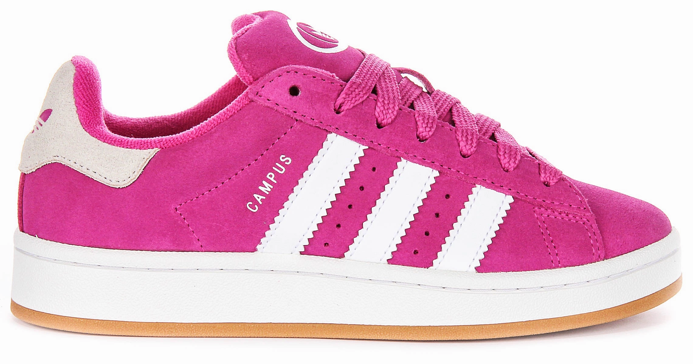 Flexible Upper Material Adidas Campus 00S In Pink White For Youth