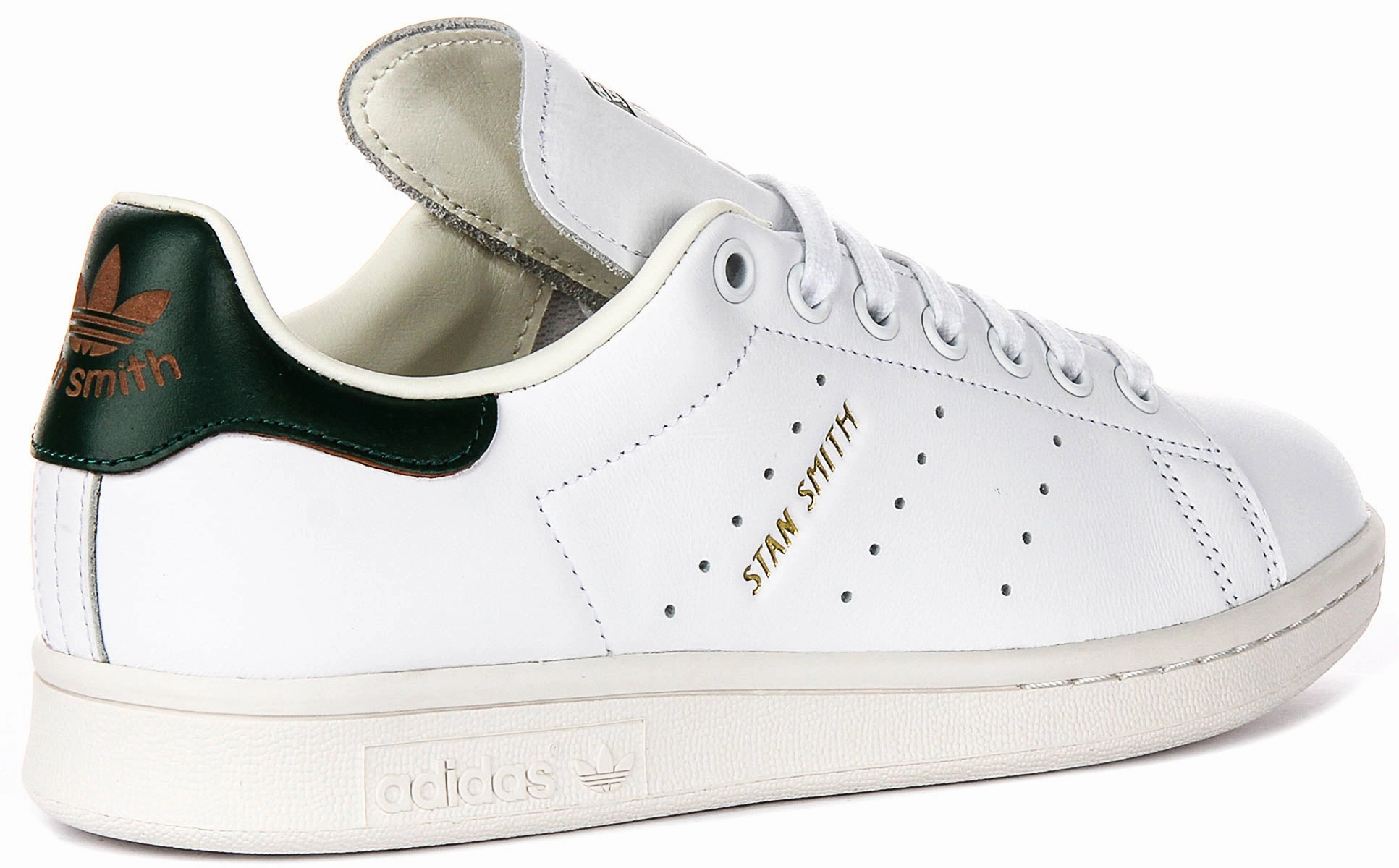 Flexible Upper Material Design Adidas Stan Smith In White Green For Men