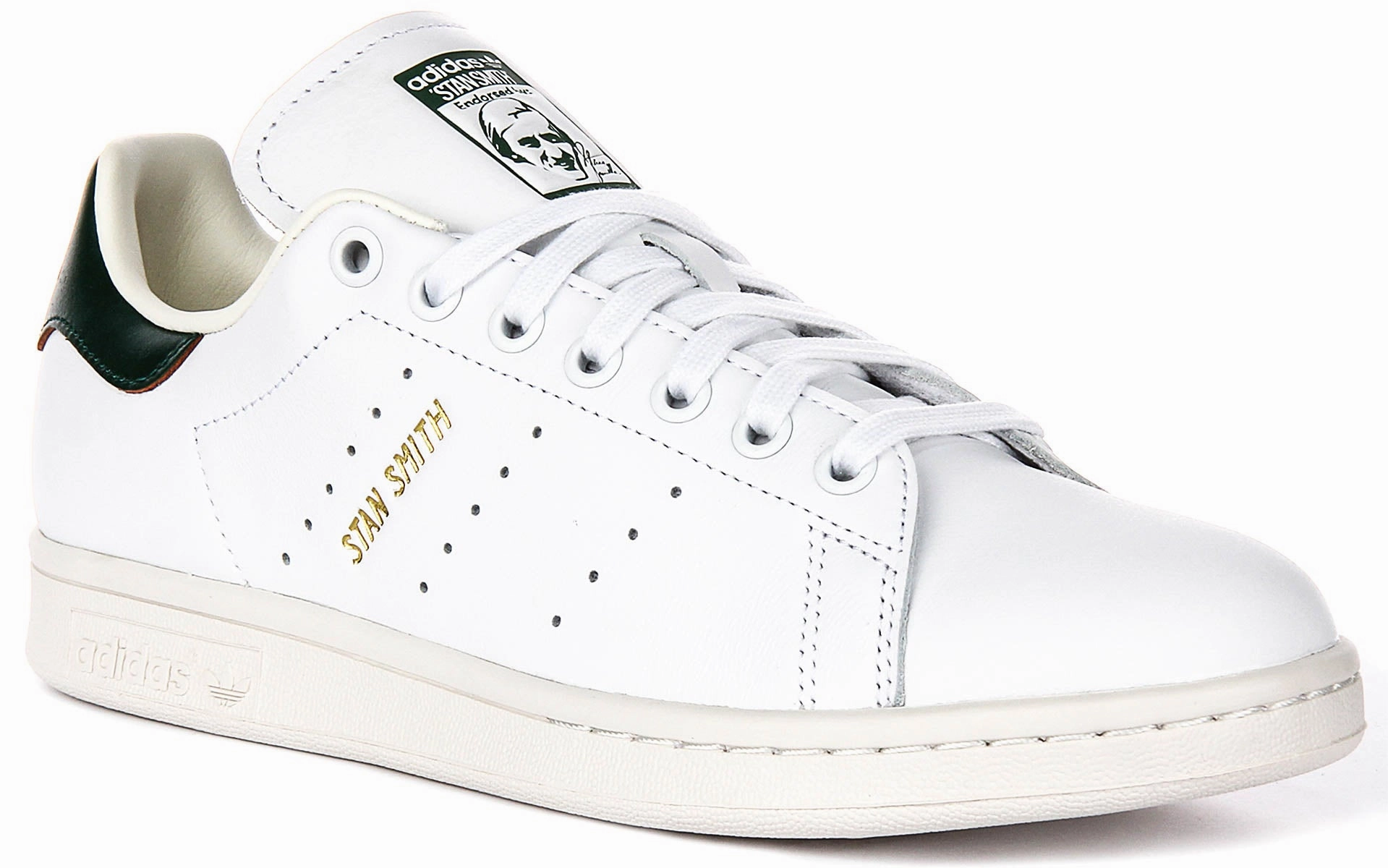 Adidas Stan Smith In White Green For Men style - conscious shoes