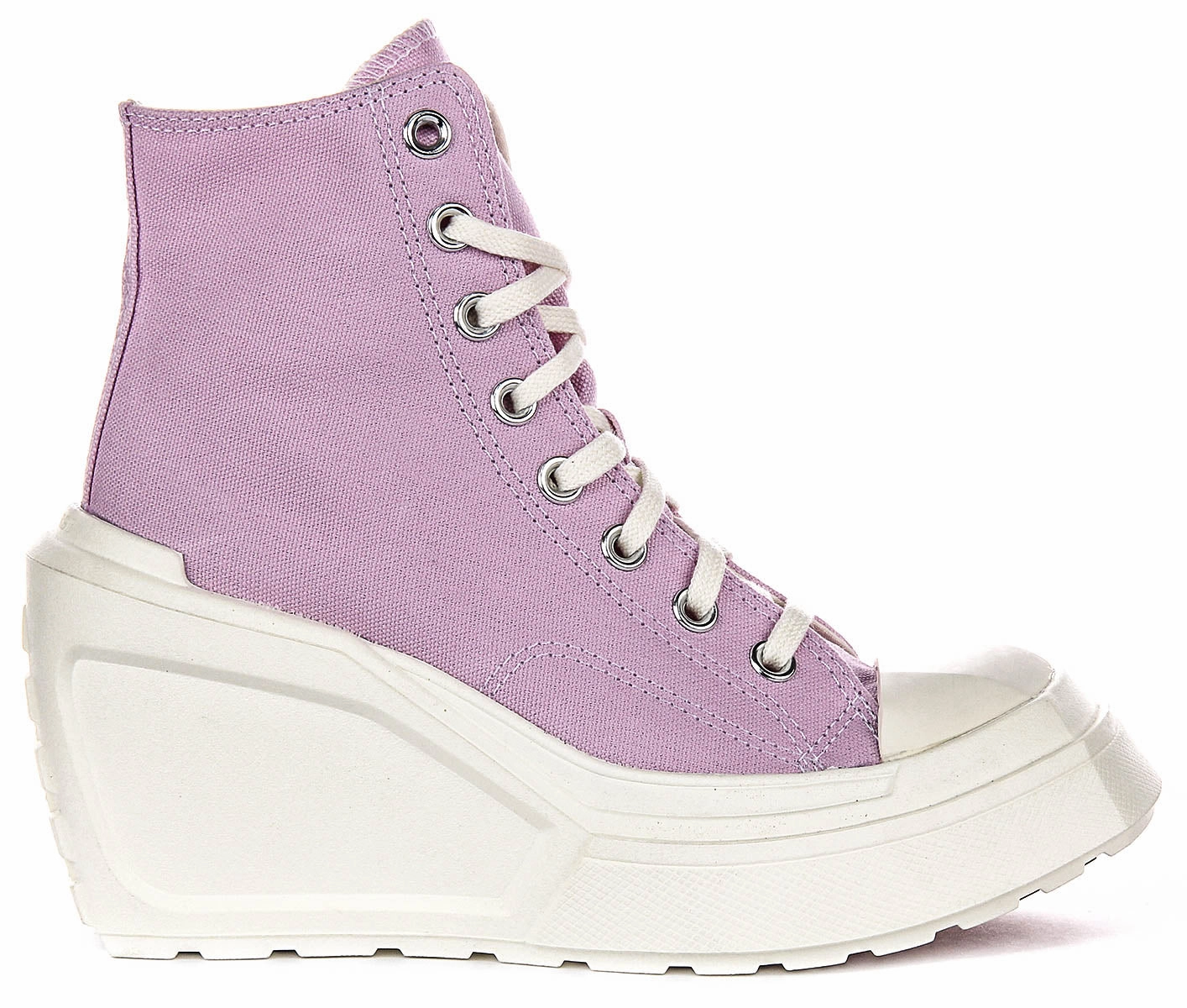 Flexible Walk Converse A07584C De Luxe Wedge In Pink White For Women