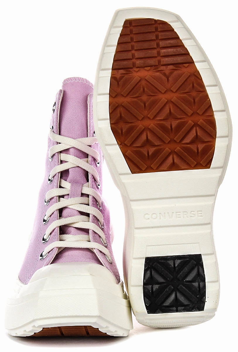 Flexible Walk Converse A07584C De Luxe Wedge In Pink White For Women