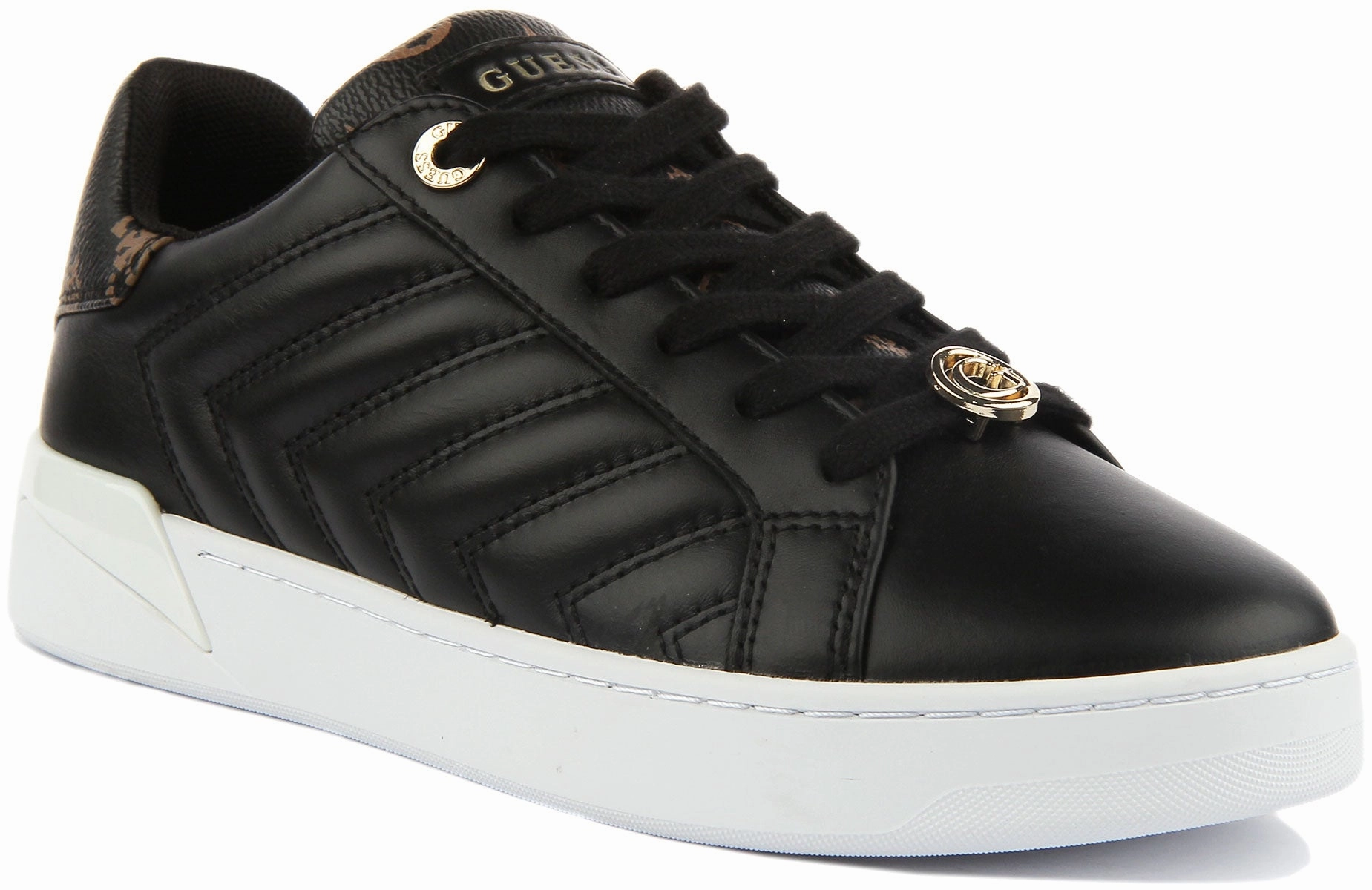 Motion Sync Guess Racheel Trainers In Black For Women