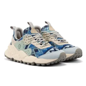 Flower Mountain Kotetsu Knit Women's Blue Aztec Trainers Zone Comfort