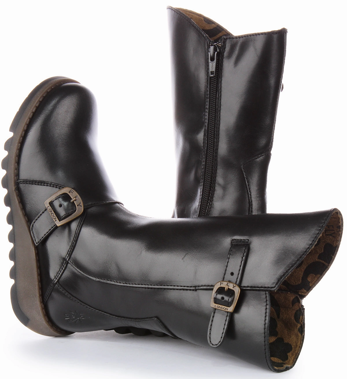 Fly London Mes 2 In Black For Women Trail Motion Shoes