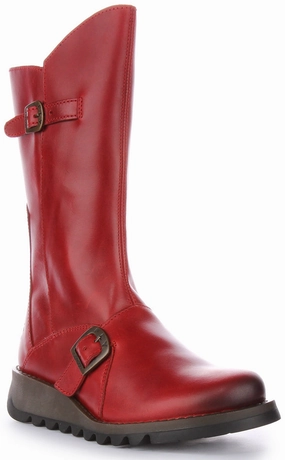 Fly London Mes 2 In Red For Women Max Traction