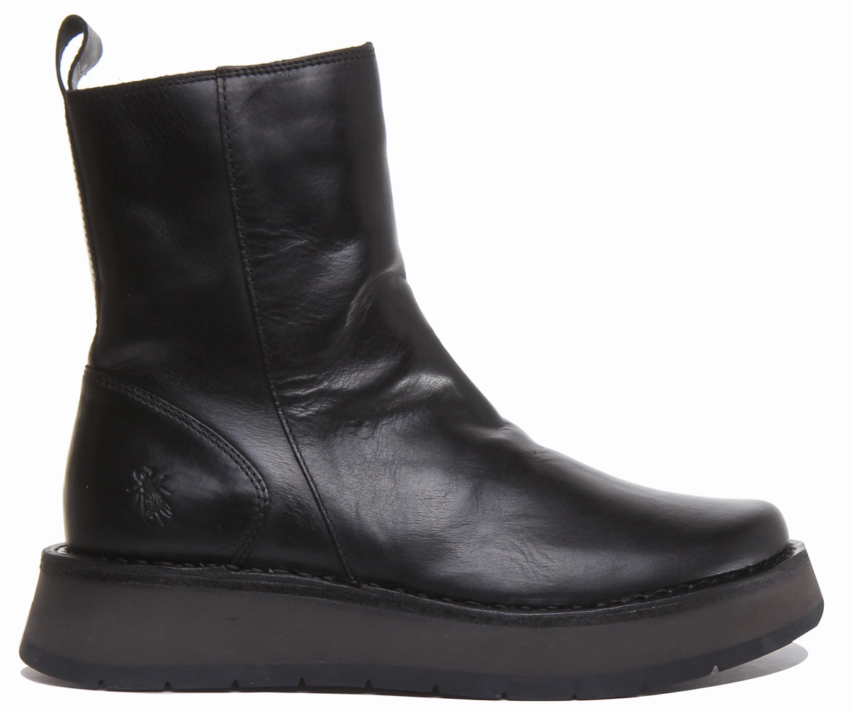 Fly London Reno053 In Black For Women Trail Power Boots