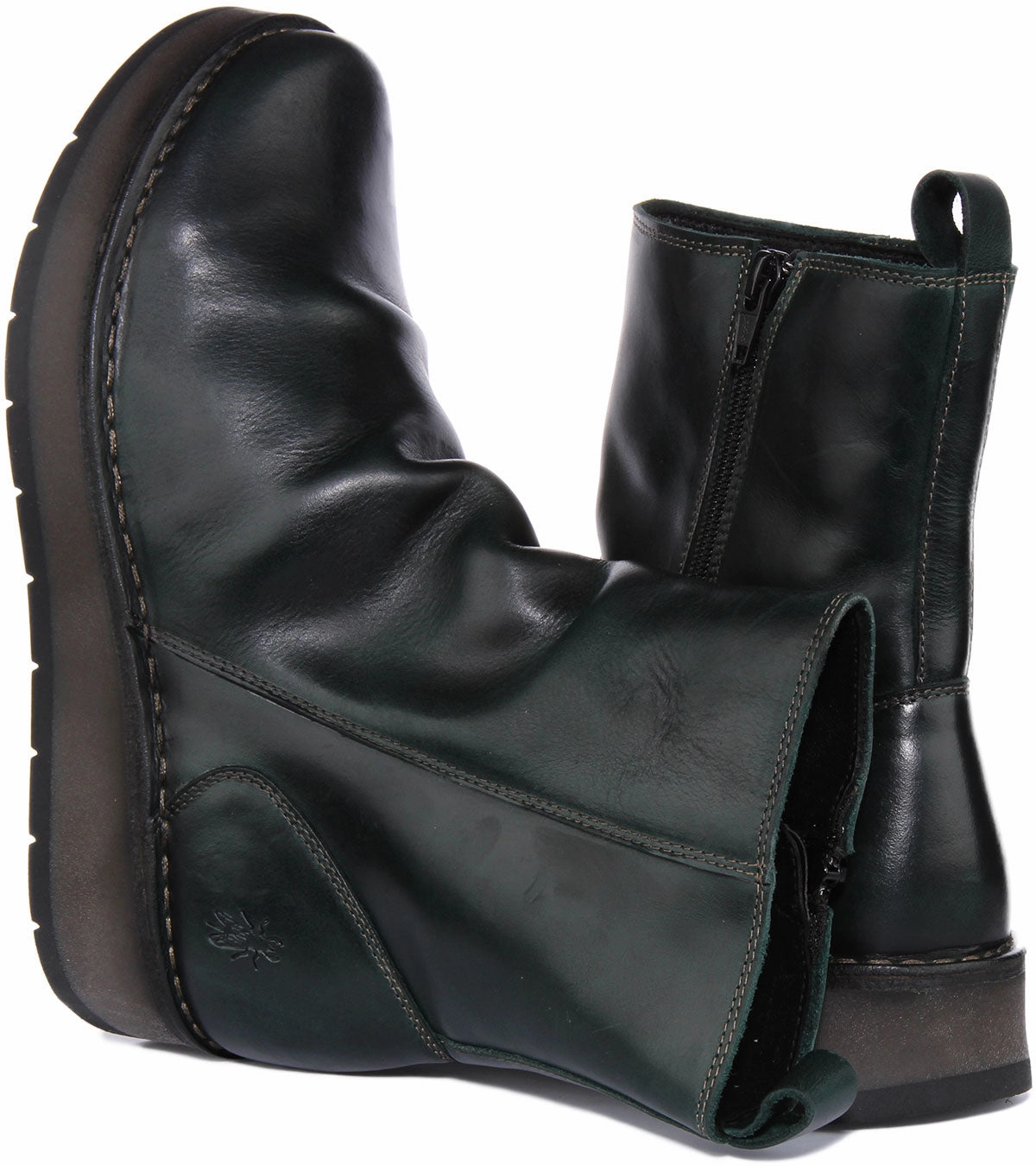 Fly London Reno053 In Petrol For Women Trekking Grip