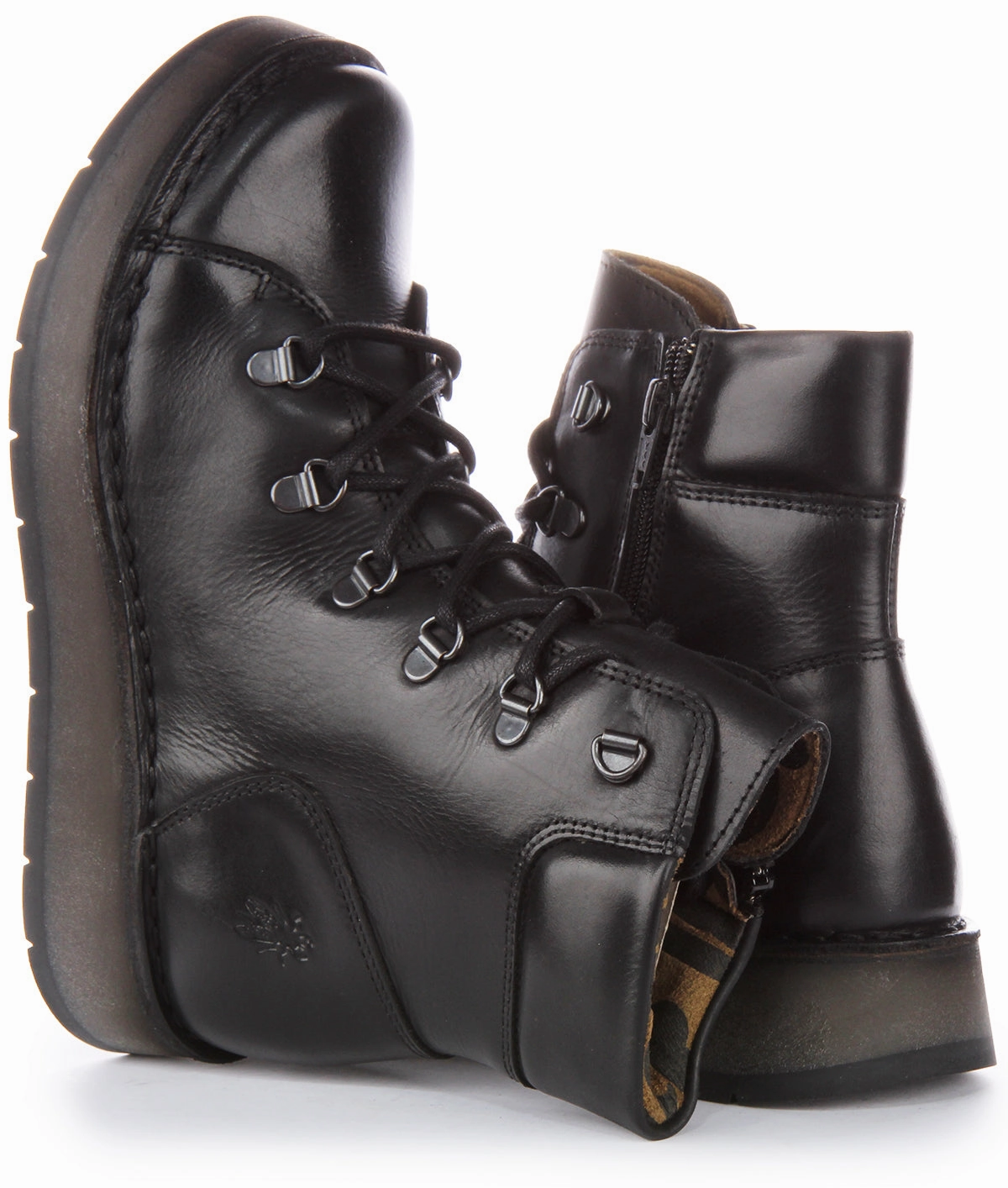 Fly London Roxy094 In Black For Women Trail Stability Boots Max