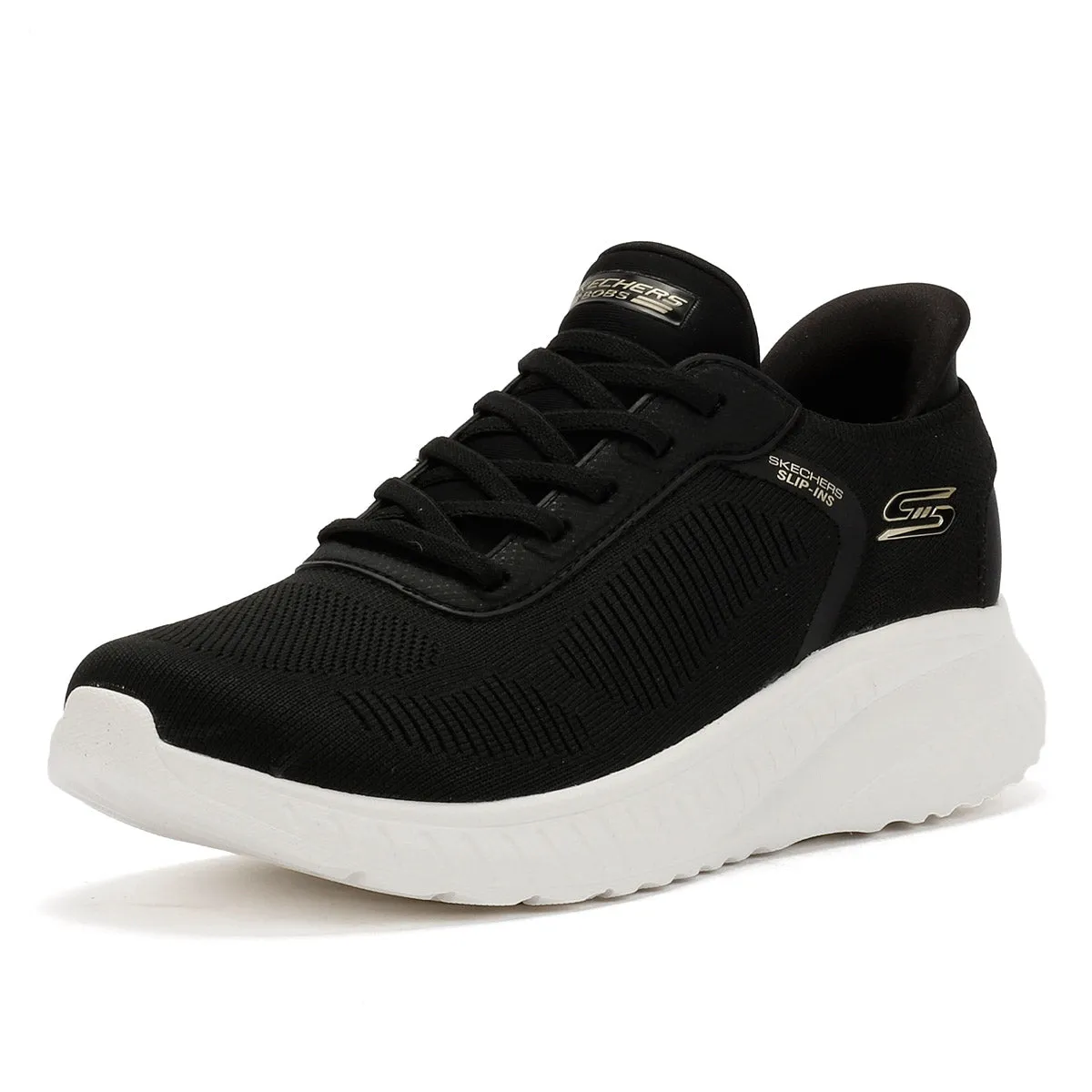 Foam Boost Skechers BOBS Squad Chaos Women's Black/White Trainers