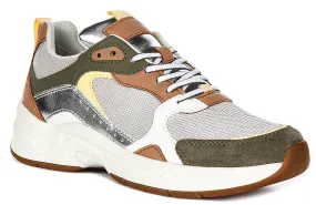 Outsole compound enhances energy feedback with use Geox D Zarvia A In Multi Colour For Women