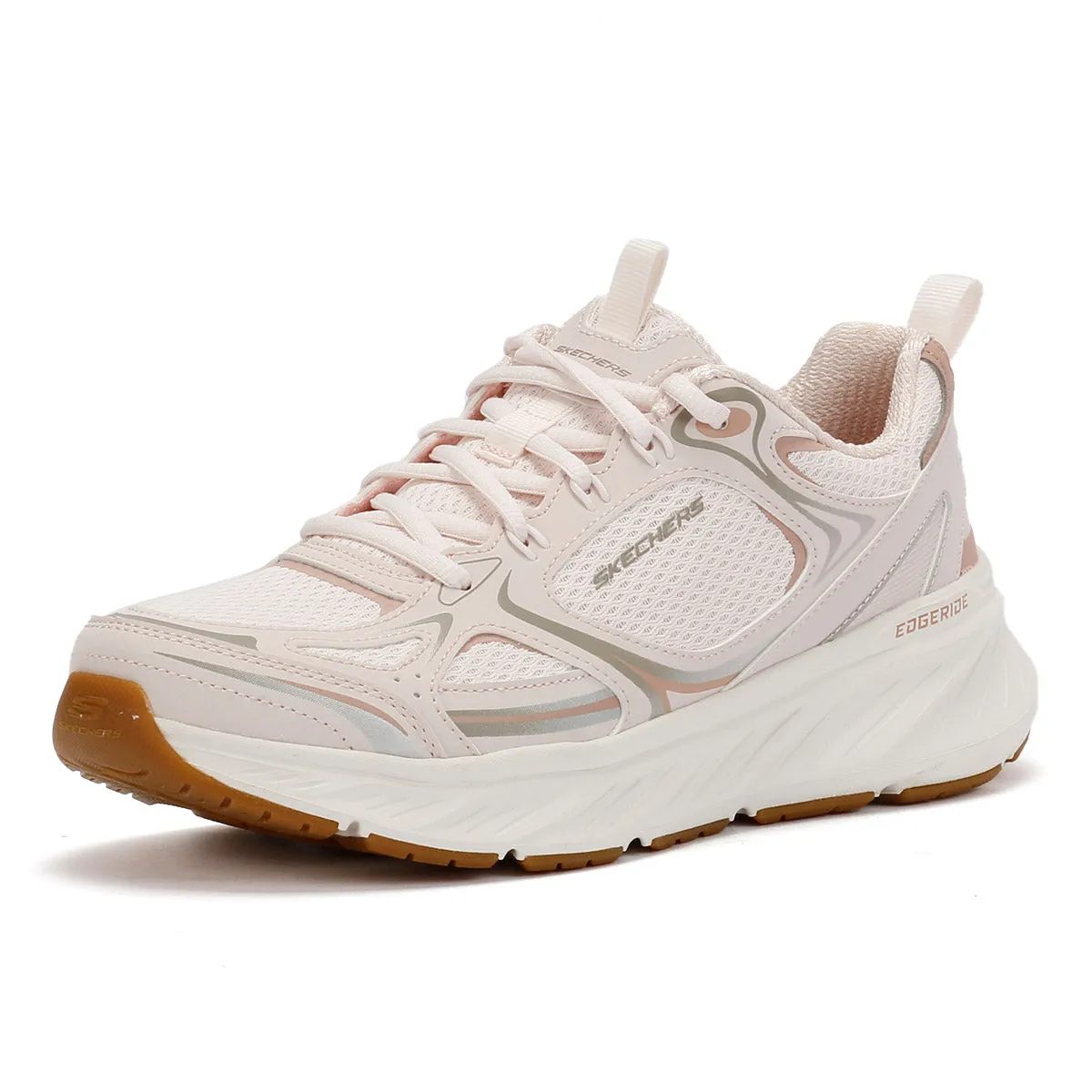 Foam Lining Skechers Edgeridge Women's Silver Eclipse Pink Trainers
