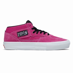 Vans Skate Half Cab Shoes - Pop Hot Pink Free Action