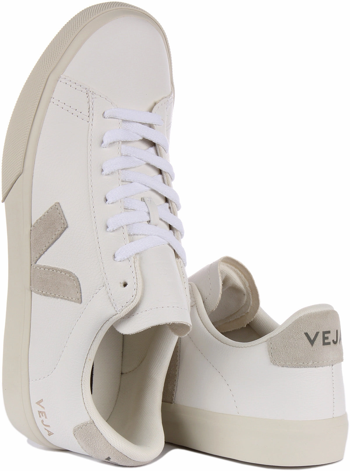 Foam Bounce Veja Campo Chromefree In White Grey For Men
