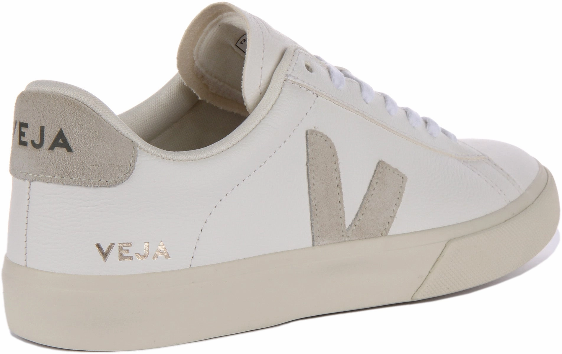 Foam Bounce Veja Campo Chromefree In White Grey For Men