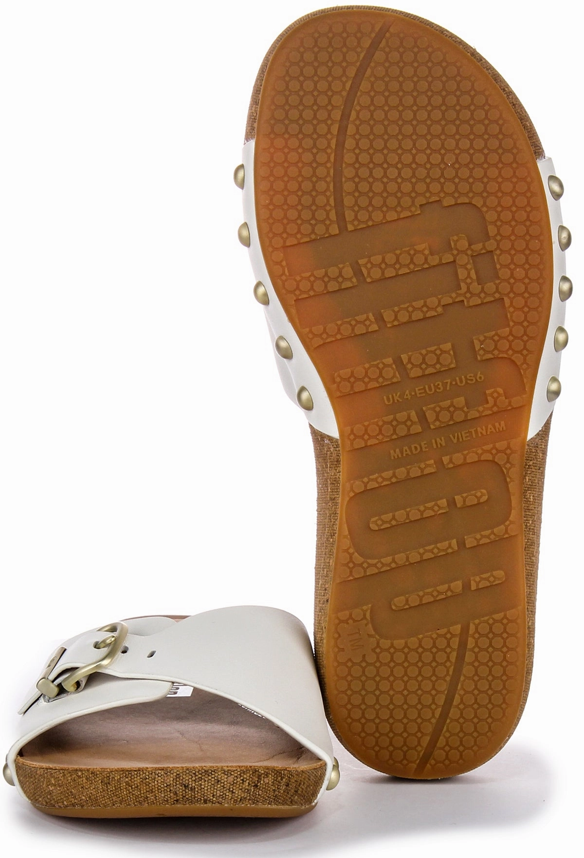 Foam Flex Fitflop Iqushion Adj In White For Women