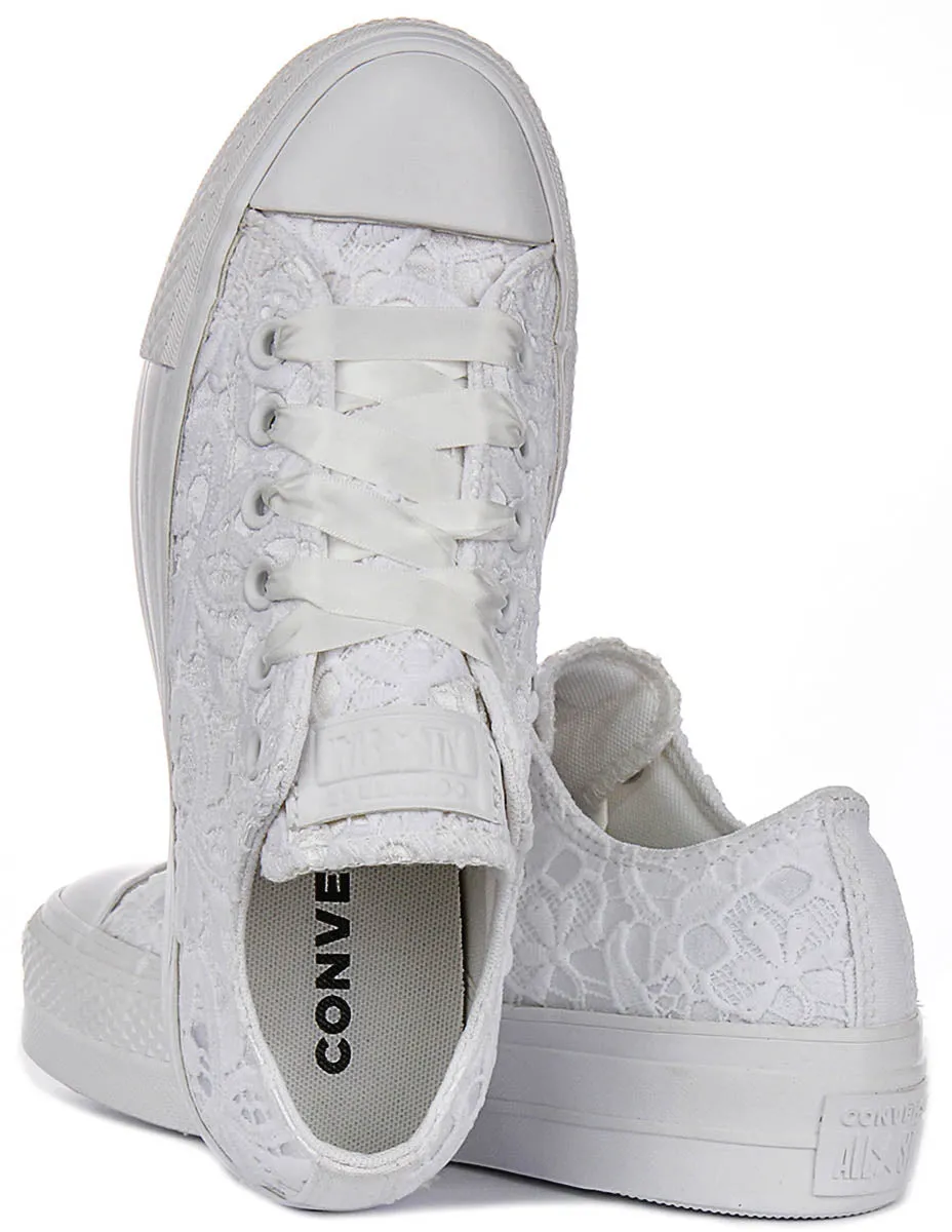 Foot Freedom Converse Chuck Taylor All Star Crochet A15005C In White For Women