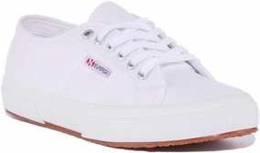 Superga 2750 Cotu In White Flexible Support