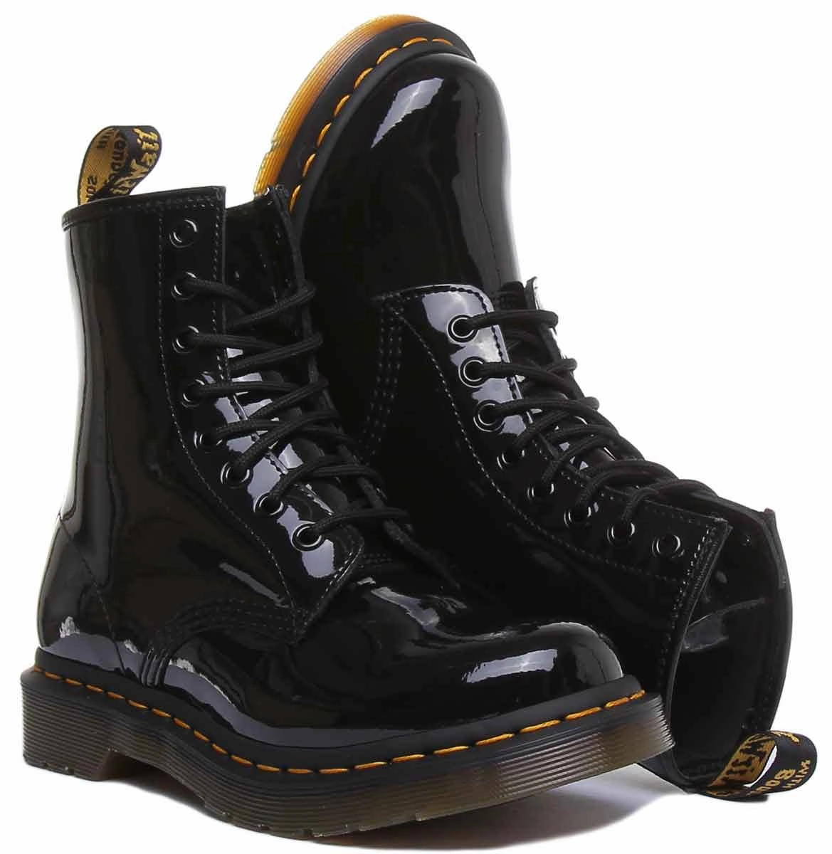 Foot Traction Gear Dr Martens 1460 Patent In Black Patent