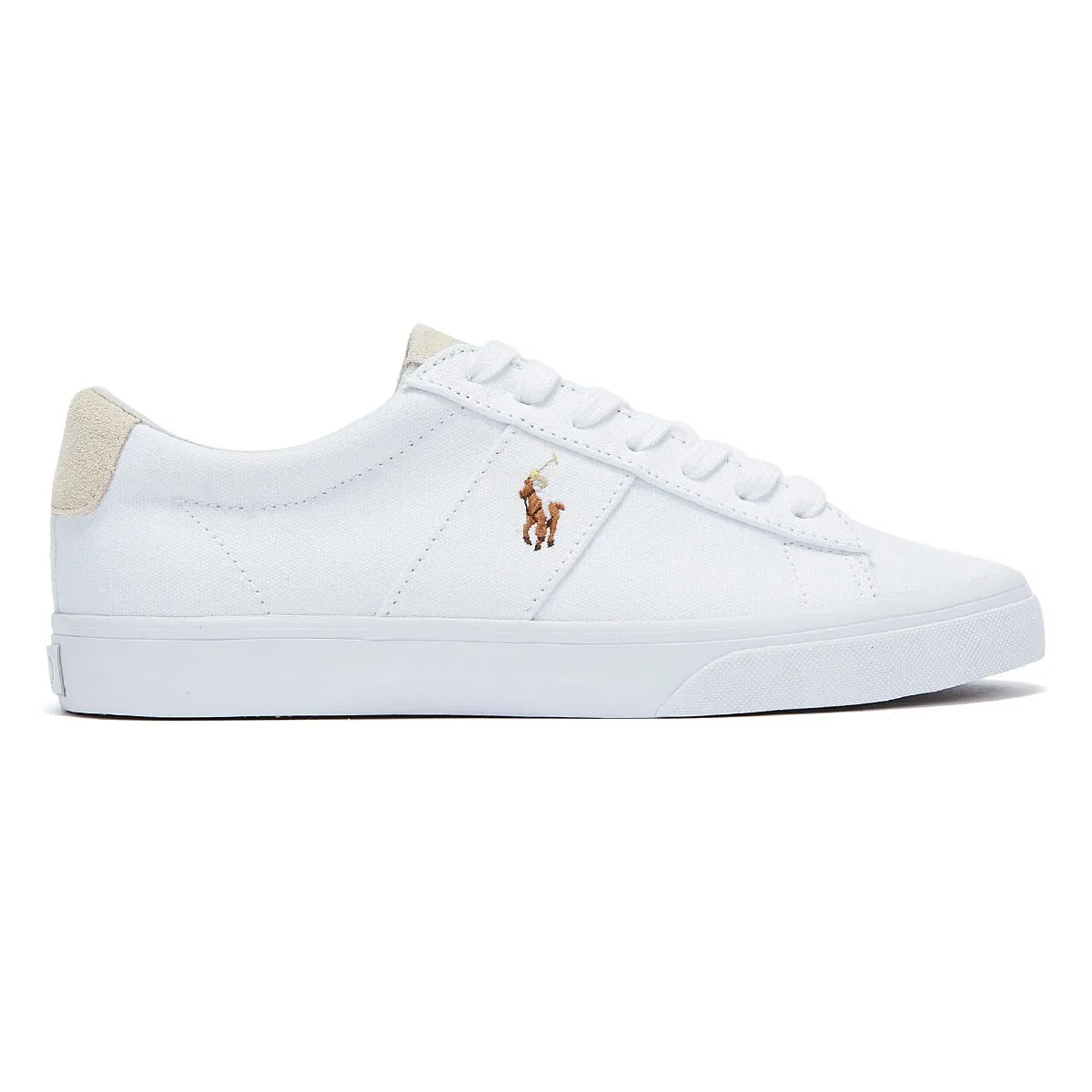 footbed comfort Ralph Lauren Sayer Canvas White Trainers