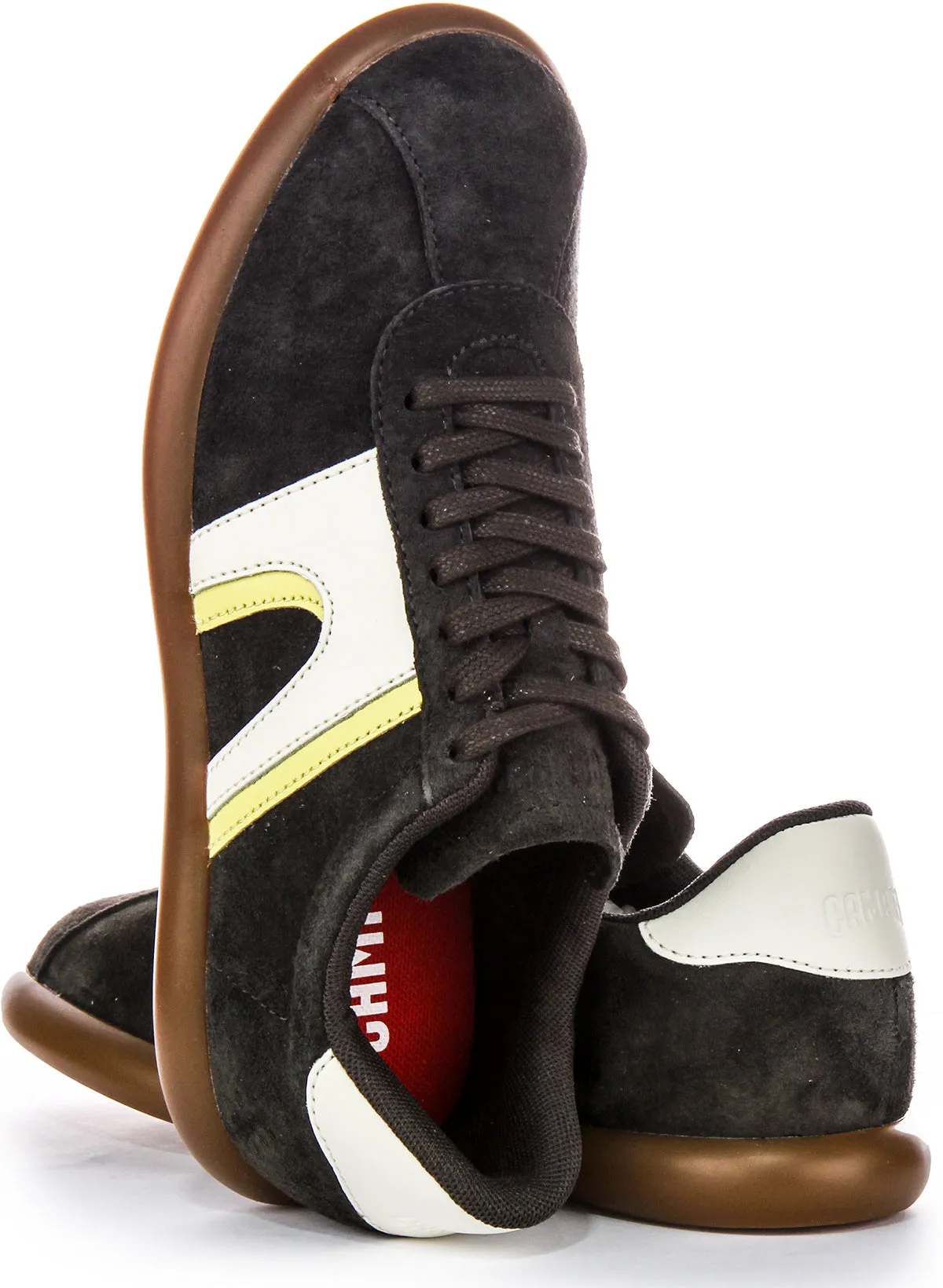 Form Retention Camper Pelotas Soller In Grey White Trainers