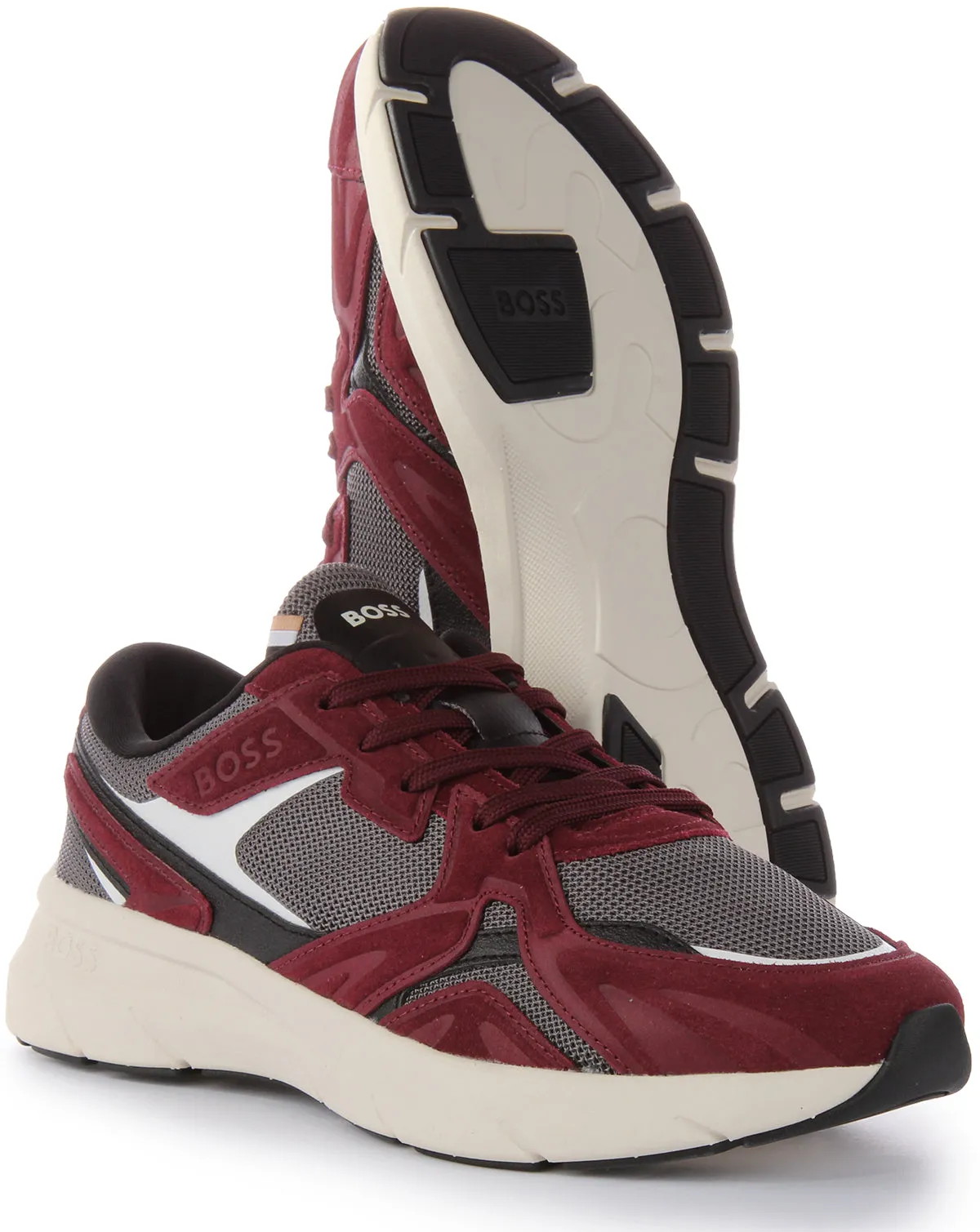 Forward Motion Boss Owen Runner In Maroon For Men