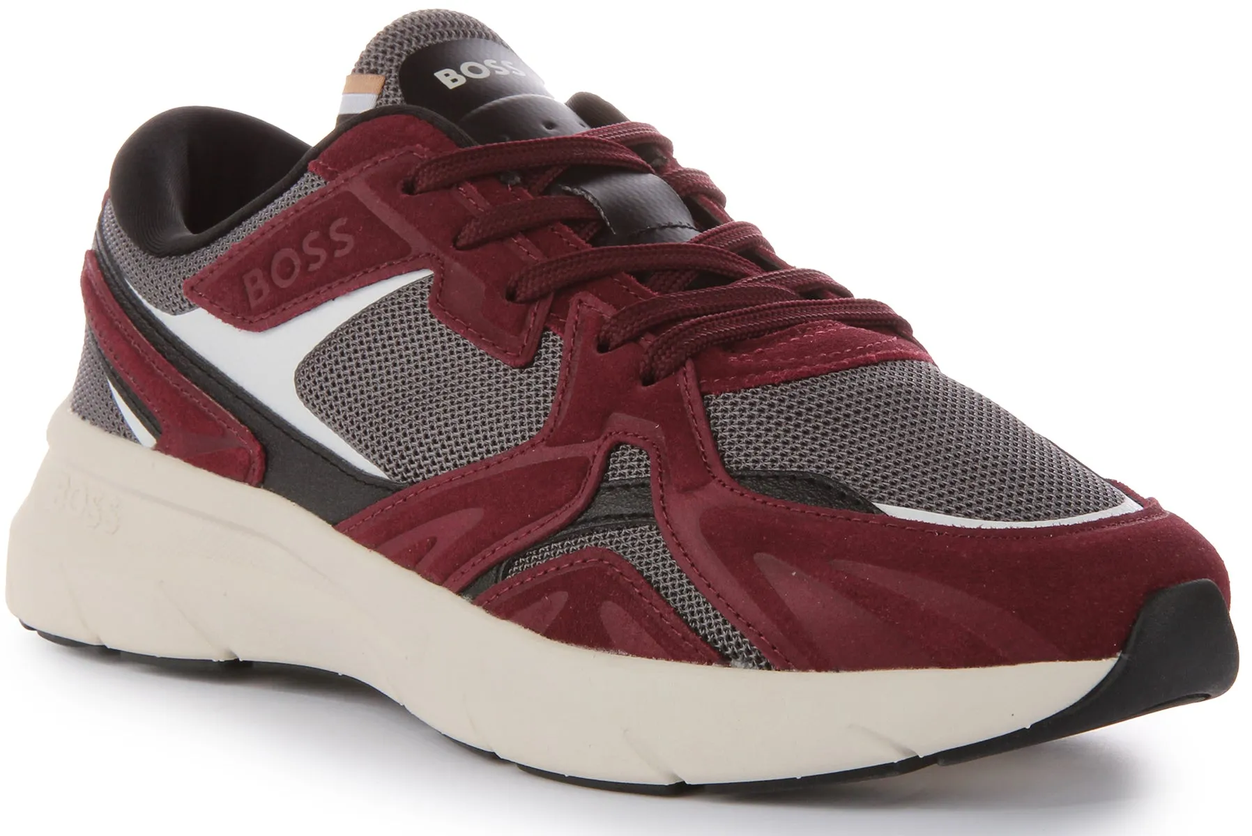 Daily Stretch Action Gear Boss Owen Runner In Maroon For Men