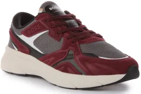 Daily Stretch Action Gear Boss Owen Runner In Maroon For Men