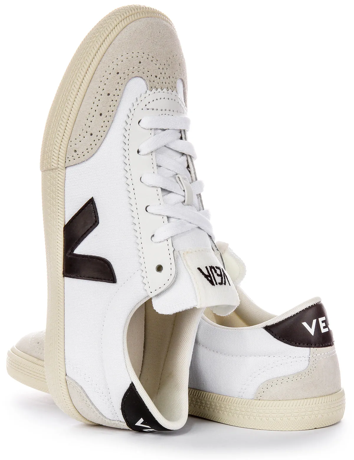 Forward Motion Veja Volley In White Black For Men