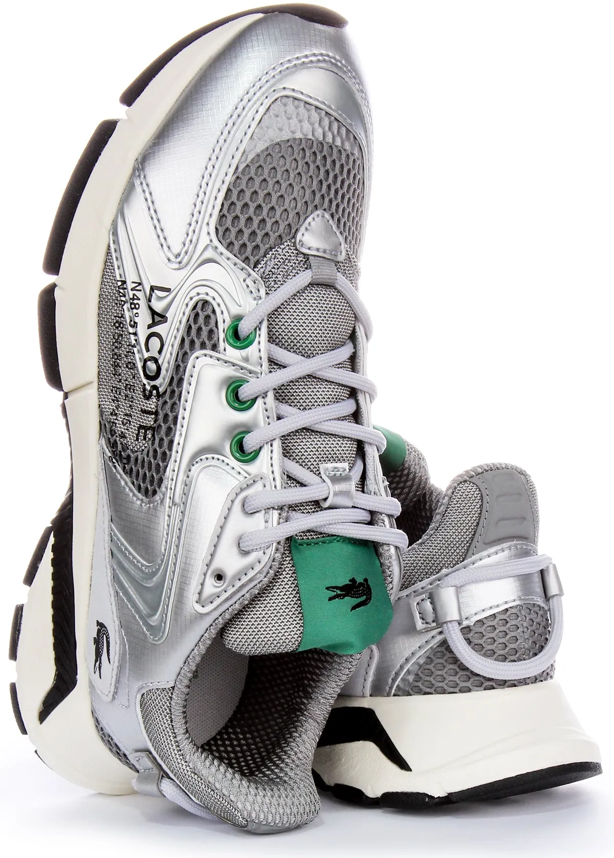 Freedom Fit Lacoste L003 Neo In Silver For Men