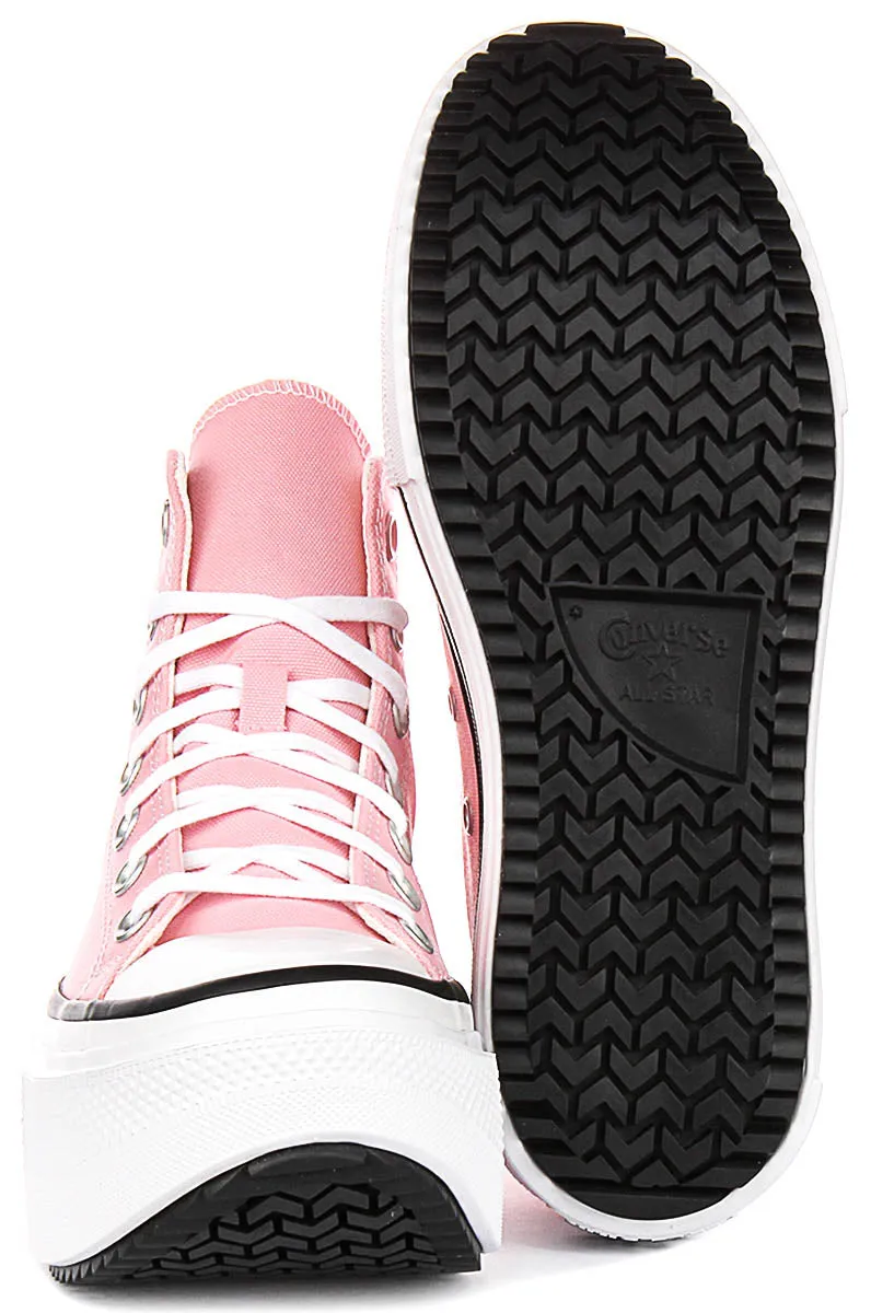 Freedom Step Converse Chuck Taylor All Star Double Stack A15012C In Pink