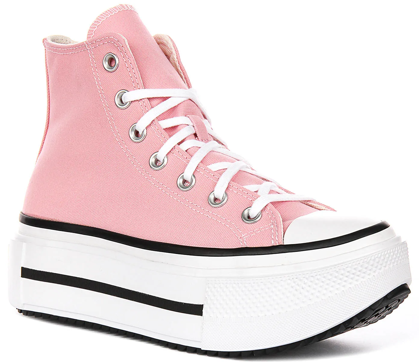 Active Style Cloudy Hike Converse Chuck Taylor All Star Double Stack A15012C In Pink