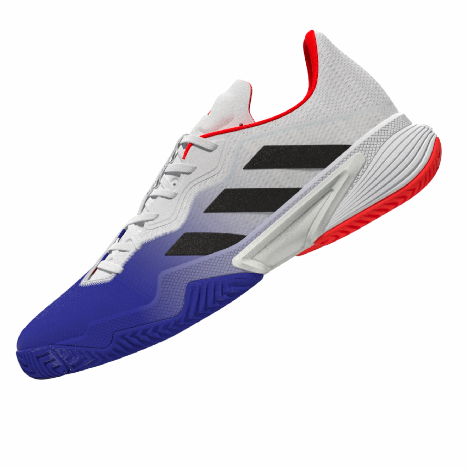 Freedom Control Adidas Performance Barricade Men Tennis Shoes - Lucblu/Core Black/Solar Red