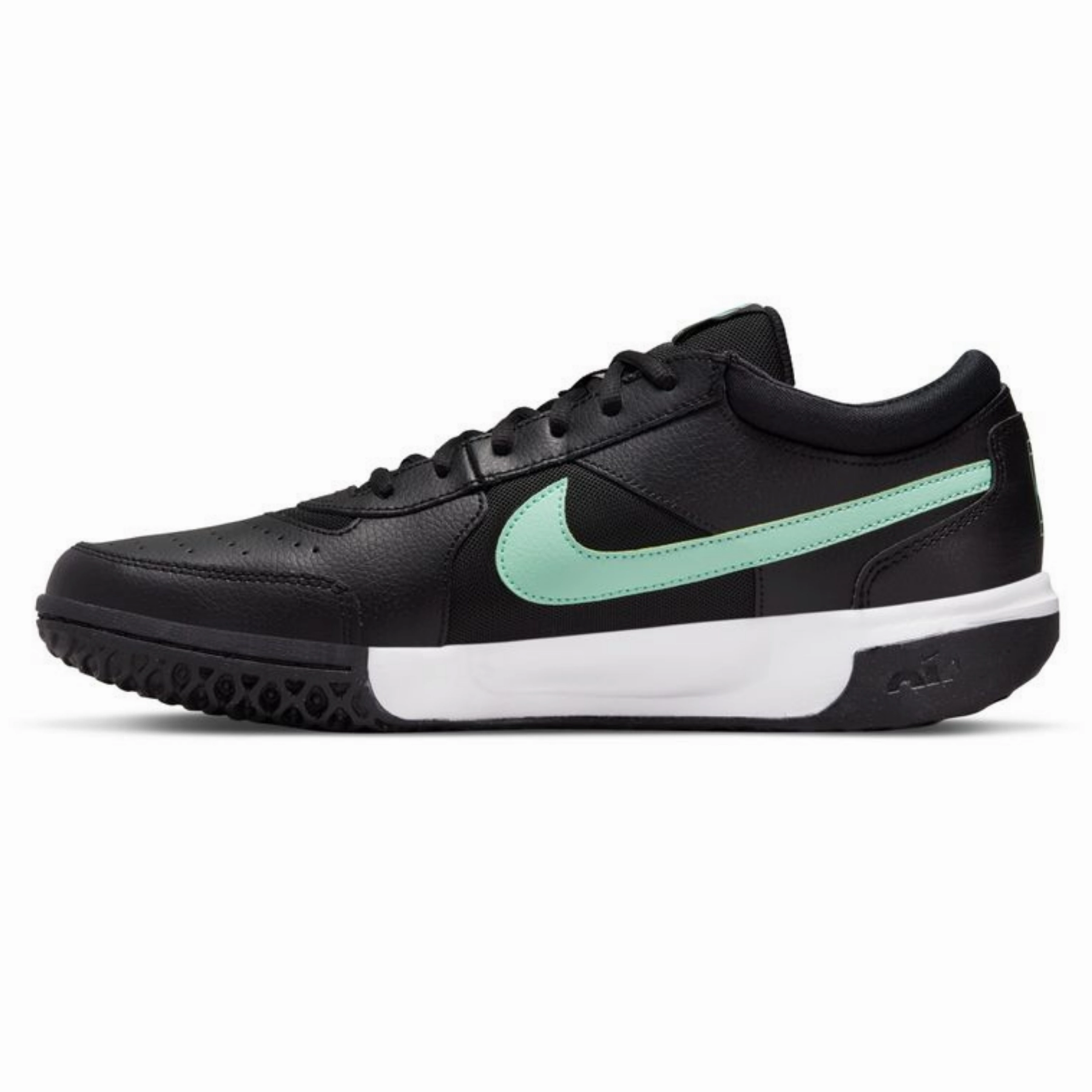 Freedom Endurance Nike Court Zoom Lite 3 Men's Hard Court Tennis Shoes - Black/Mint