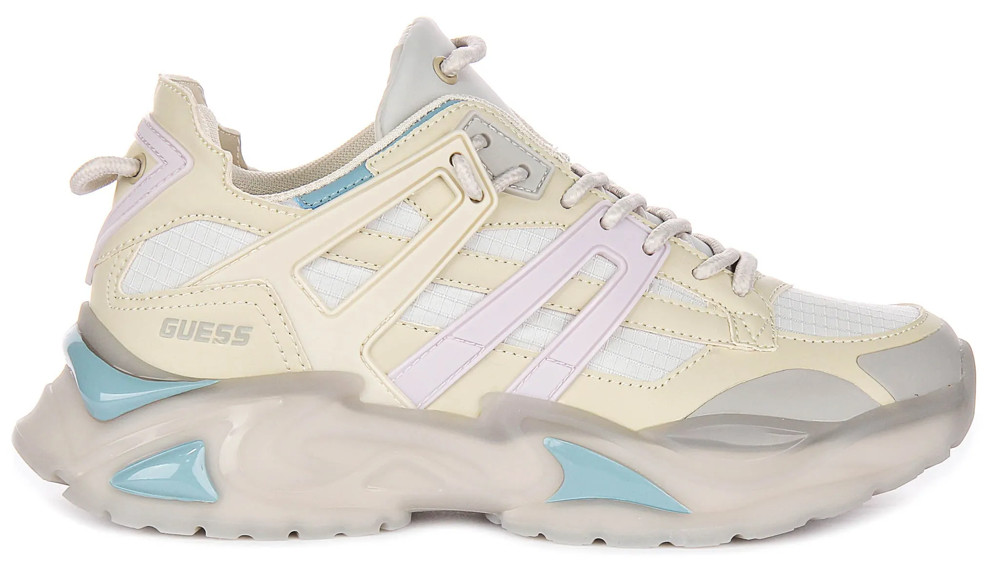 Fresh Flow Guess Belluna Logo In Beige For Women