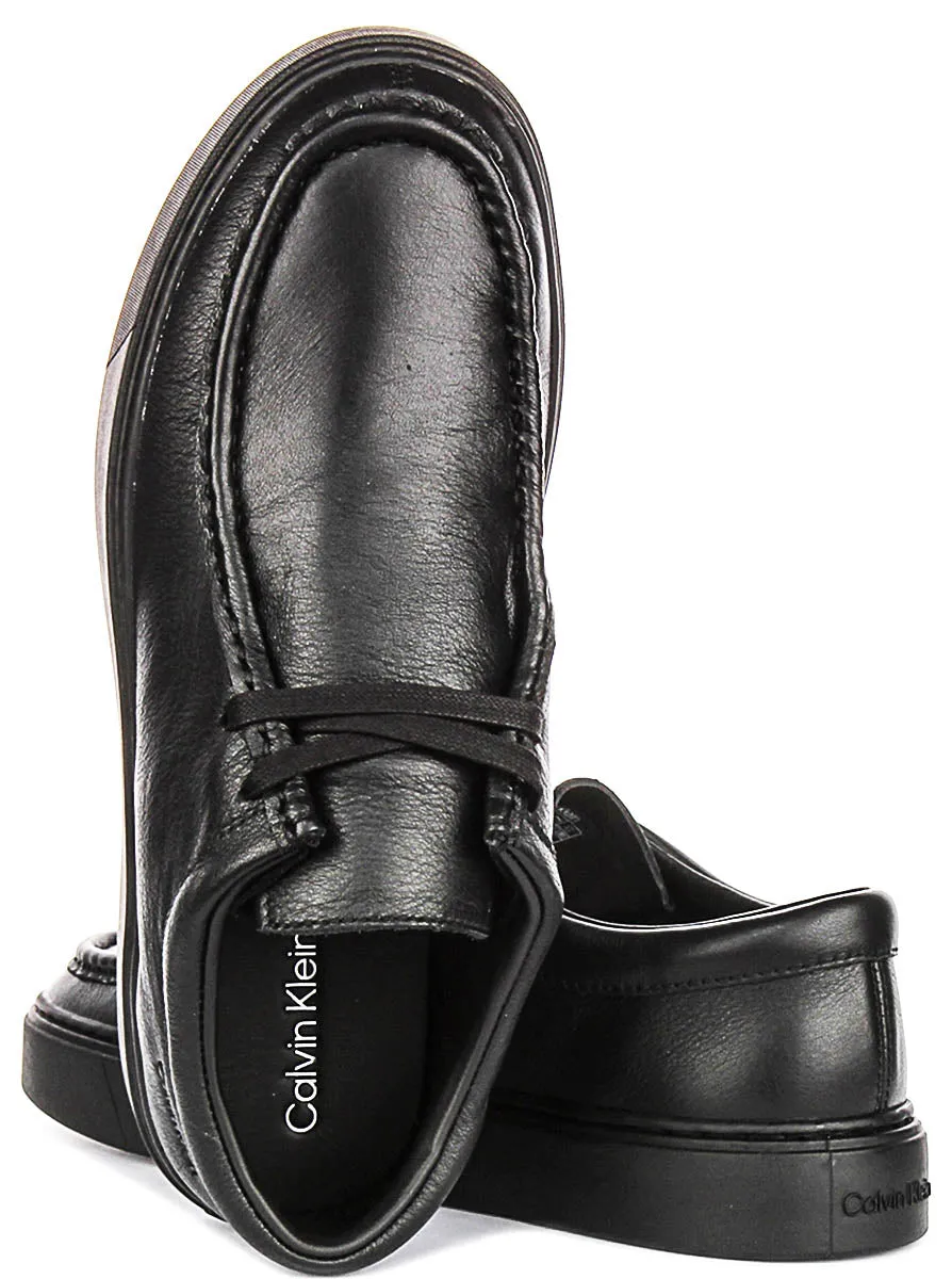 Fresh Lining Calvin Klein Hybrid Wallabee In Black For Men