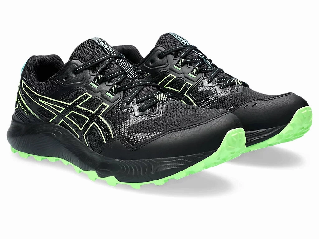fresh feel ASICS Sonoma 7 (Black/Illuminate Green) Mens