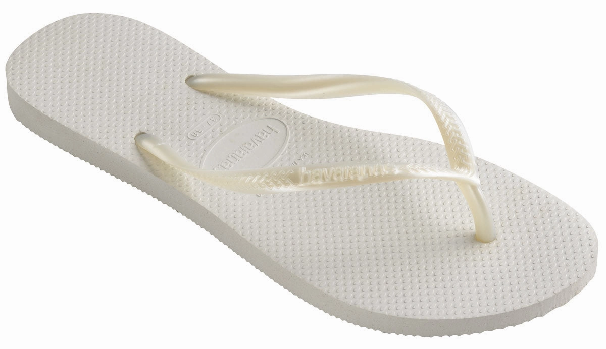 Fun Style Havaianas Slim In White for Women