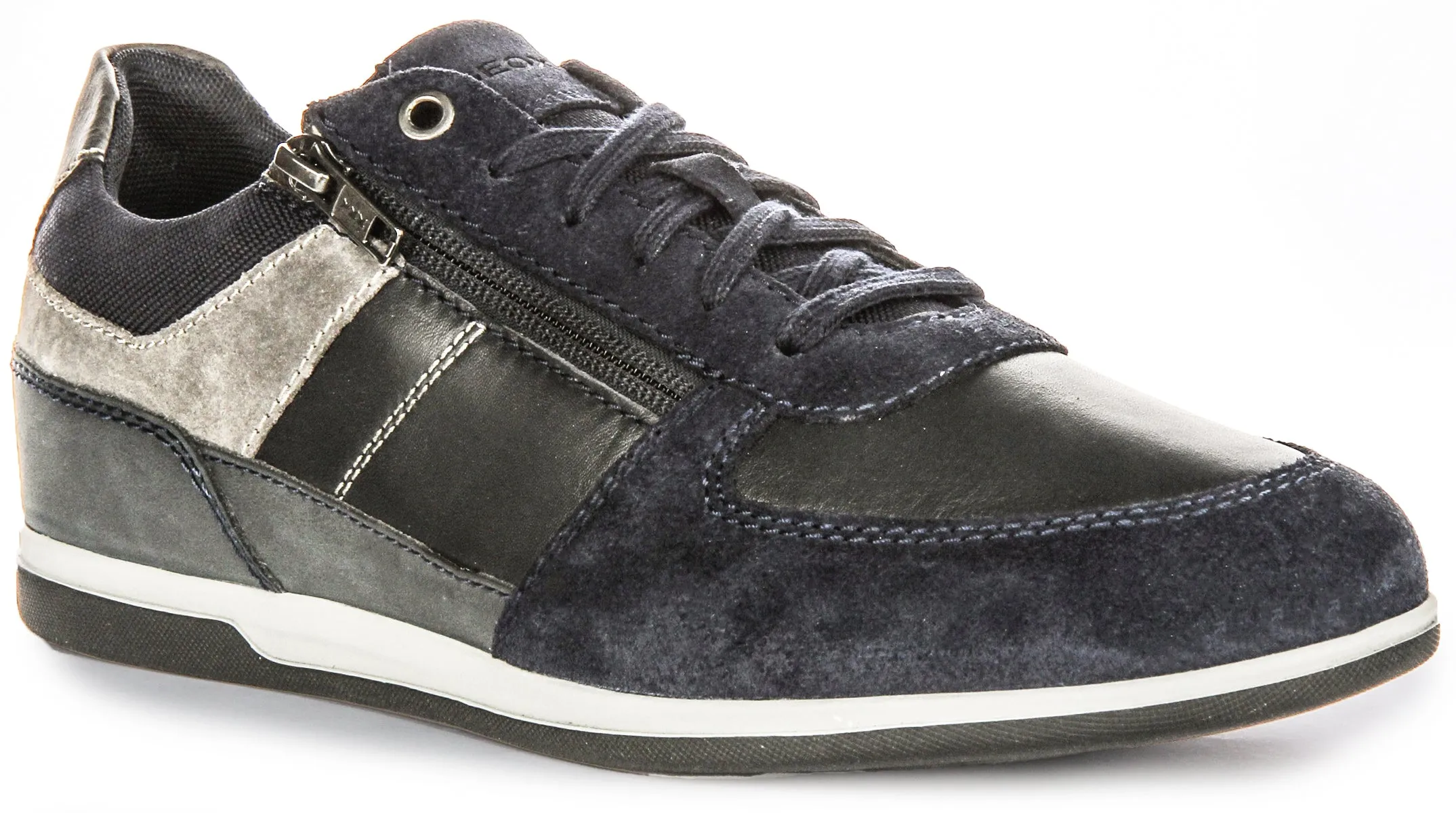 Breathable Upper Power Movement Geox U Renan B In Navy Grey For Men