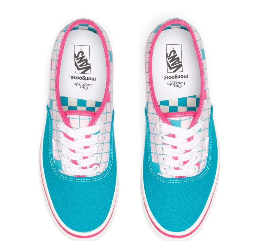 Functional Piece VANS X MONGOOSE OUR LEGEND Authentic 44 Dx Turquoise Pink (LF MG)