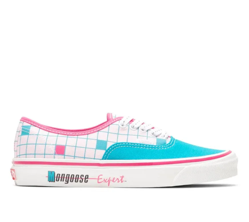Step Easy Plush flexibility VANS X MONGOOSE OUR LEGEND Authentic 44 Dx Turquoise Pink (LF MG)