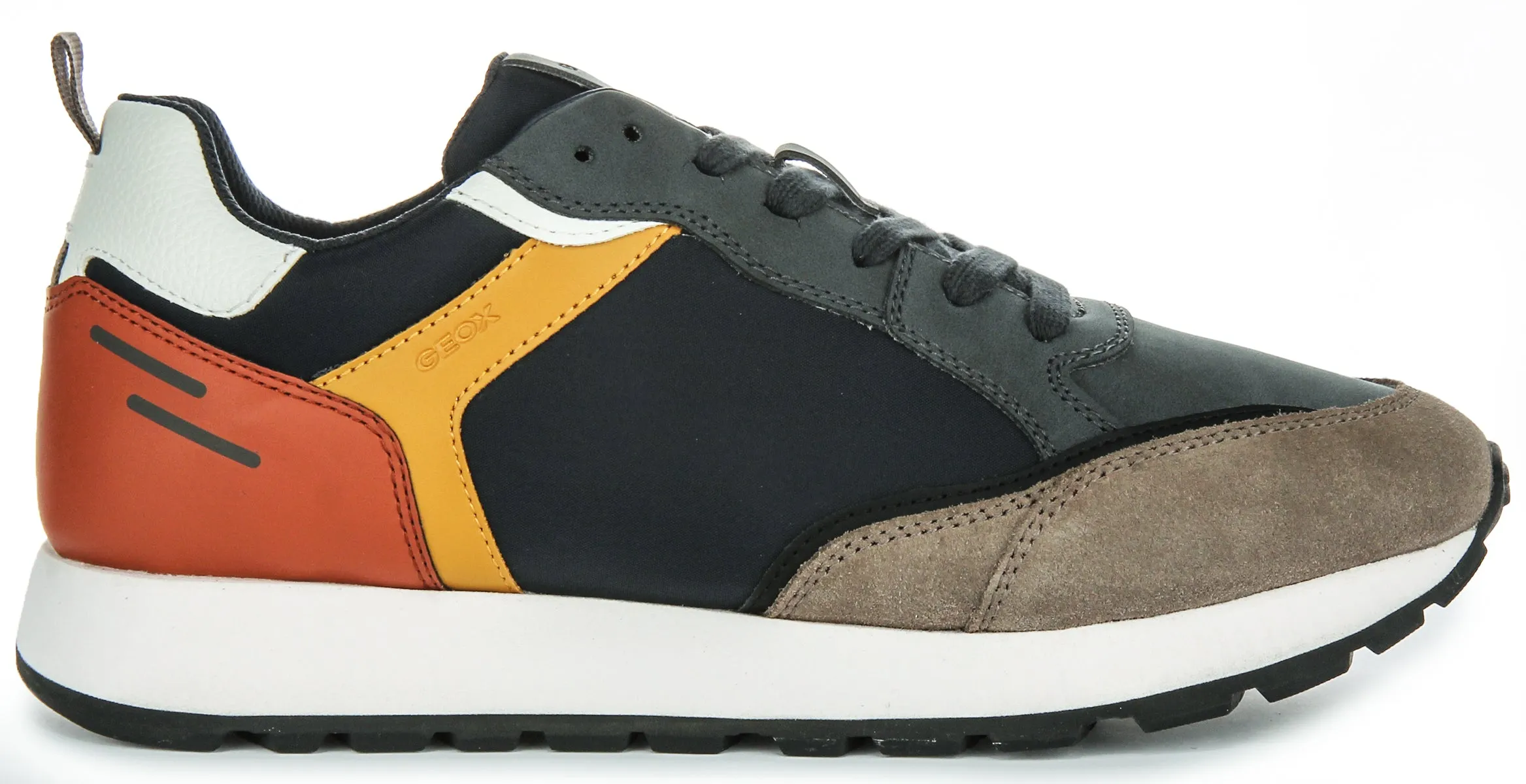 Geox U Partenio B In Navy Multi For Men Streamlined Fit