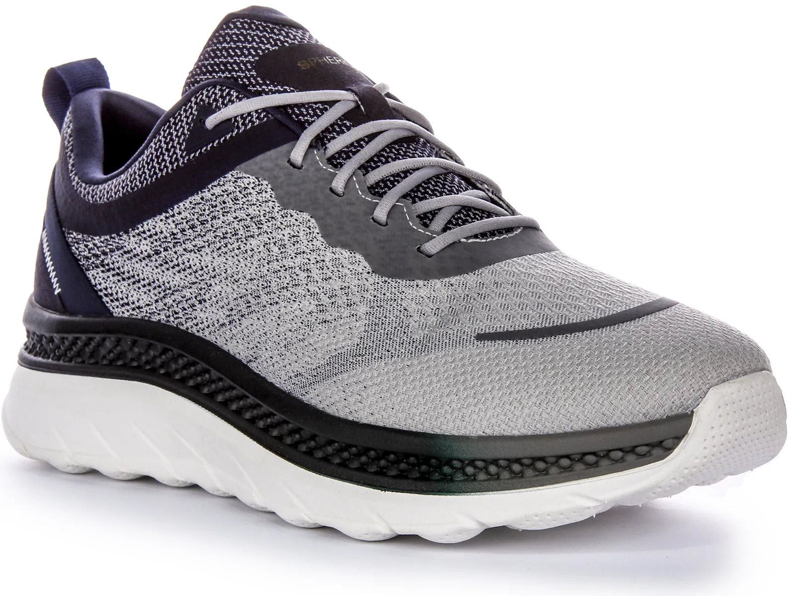 Geox U Spherica Active In Grey Navy For Men Sweat Free